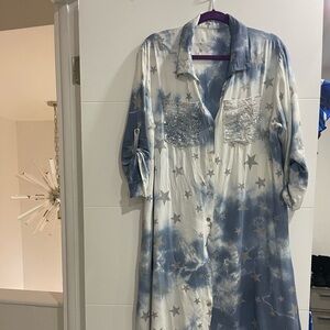 Italian dress one size fits all used once only Great Condition